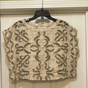 Free People - We the Free embroidered layer cut out - size XS